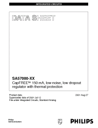 Datasheet SA57000-30D manufacturer Philips