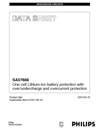 Datasheet SA57608 manufacturer Philips