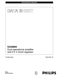 Datasheet SA58605D manufacturer Philips
