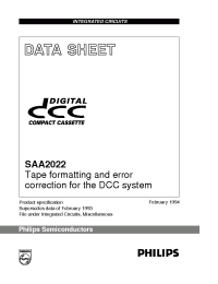 Datasheet SAA2022GP manufacturer Philips