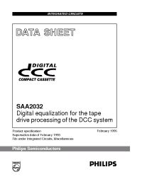Datasheet SAA2032GP manufacturer Philips