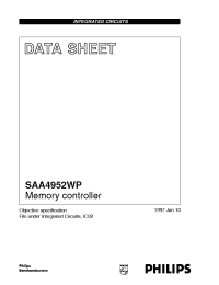 Datasheet SAA4952WP/V1 manufacturer Philips