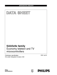 Datasheet SAA5291 manufacturer Philips