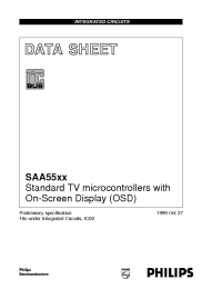Datasheet SAA5501PS manufacturer Philips