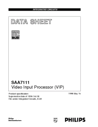 Datasheet SAA7111WP/01 manufacturer Philips