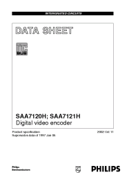 Datasheet SAA7120H manufacturer Philips