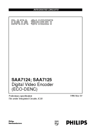 Datasheet SAA7124H/01 manufacturer Philips