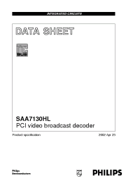 Datasheet SAA7130 manufacturer Philips