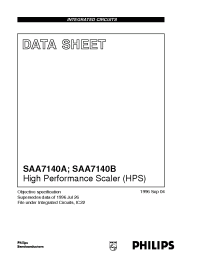 Datasheet SAA7140BH/00 manufacturer Philips