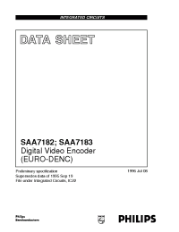 Datasheet SAA7183 manufacturer Philips