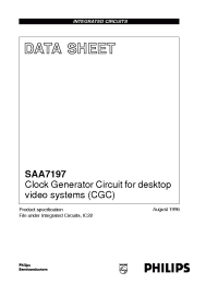 Datasheet SAA7197 manufacturer Philips