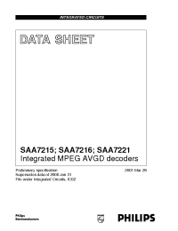 Datasheet SAA7216HS/C1 manufacturer Philips