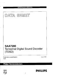 Datasheet SAA7280P manufacturer Philips