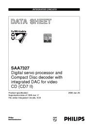 Datasheet SAA7327H/M1 manufacturer Philips