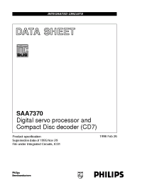 Datasheet SAA7370BGP/M2 manufacturer Philips