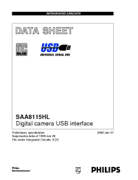 Datasheet SAA8115HL manufacturer Philips