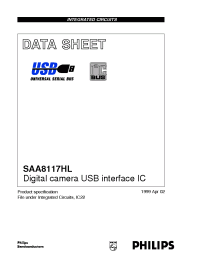 Datasheet SAA8117HL/C1/R5 manufacturer Philips