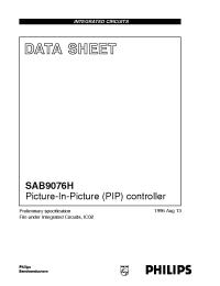 Datasheet SAB9076H manufacturer Philips