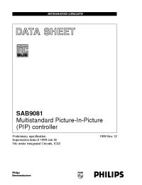 Datasheet SAB9081 manufacturer Philips