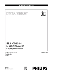 Datasheet SL1ICS3001 manufacturer Philips
