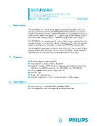 Datasheet SSTU32865ET/G manufacturer Philips