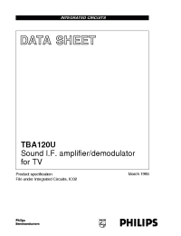 Datasheet TBA120 manufacturer Philips