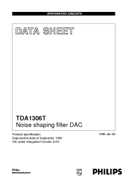 Datasheet TDA1306T manufacturer Philips