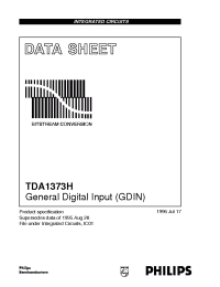 Datasheet TDA1373H/N1 manufacturer Philips