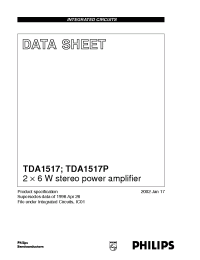 Datasheet TDA1517/N2/S5 manufacturer Philips