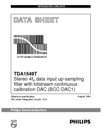 Datasheet TDA1549T/N1 manufacturer Philips