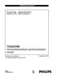 Datasheet TDA2579B/N2 manufacturer Philips
