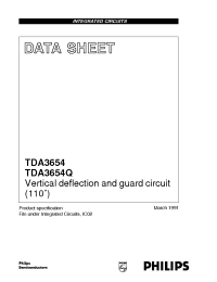 Datasheet TDA3654Q manufacturer Philips