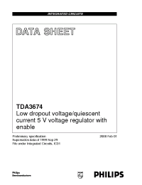 Datasheet TDA3674AT manufacturer Philips