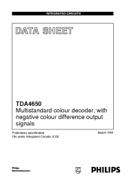 Datasheet TDA4650WP/V4 manufacturer Philips