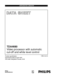 Datasheet TDA4680WP manufacturer Philips