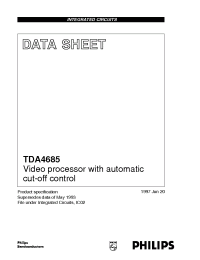 Datasheet TDA4685 manufacturer Philips