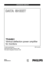 Datasheet TDA4861 manufacturer Philips