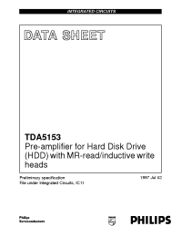 Datasheet TDA5153BG manufacturer Philips