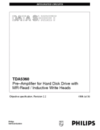 Datasheet TDA5360 manufacturer Philips