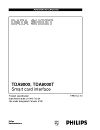 Datasheet TDA8000T manufacturer Philips