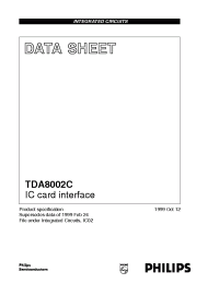 Datasheet TDA8002CT manufacturer Philips