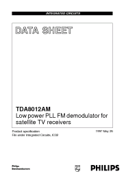Datasheet TDA8012AM/C1 manufacturer Philips