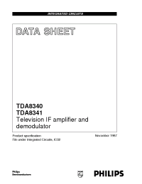 Datasheet TDA8340 manufacturer Philips