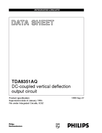 Datasheet TDA8351AQ manufacturer Philips