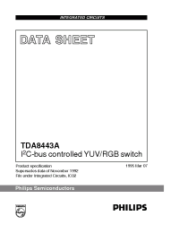 Datasheet TDA8443A/C4 manufacturer Philips