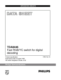 Datasheet TDA8446 manufacturer Philips