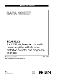 Datasheet TDA8562Q/N1 manufacturer Philips