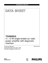 Datasheet TDA8565Q/N2/S10 manufacturer Philips