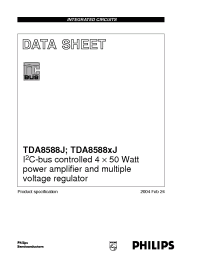 Datasheet TDA8588BJ manufacturer Philips
