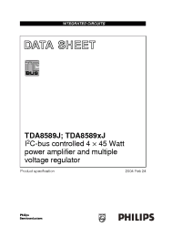 Datasheet TDA8589J manufacturer Philips